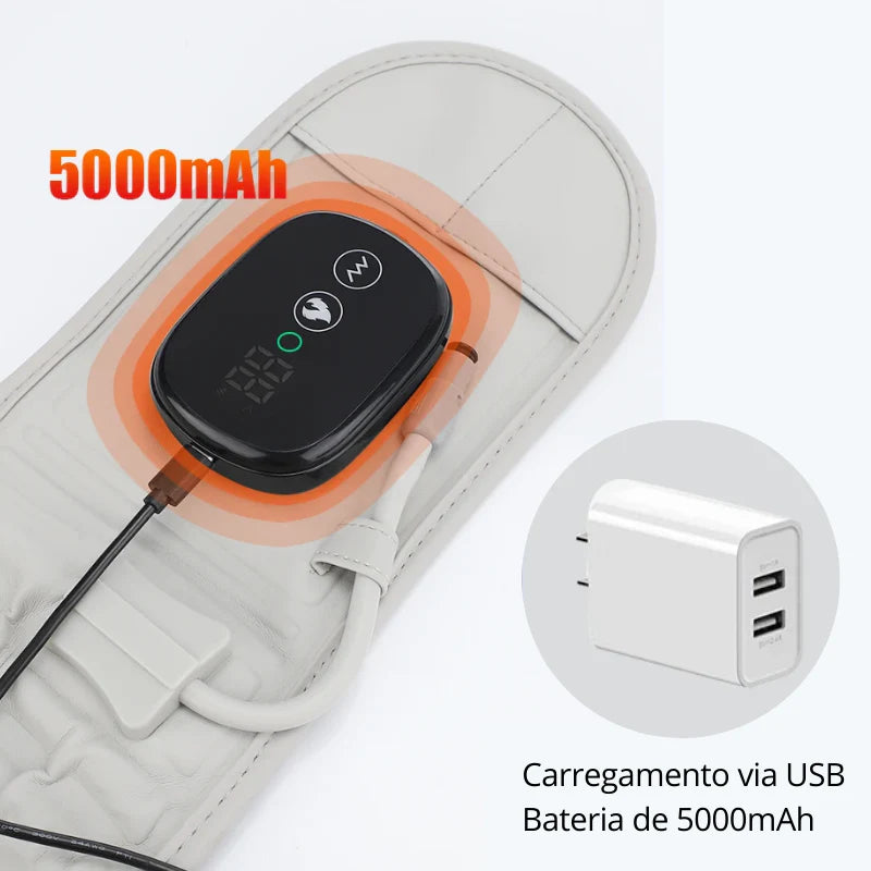 Cinto com Aquecimento para Compressão e Massage
